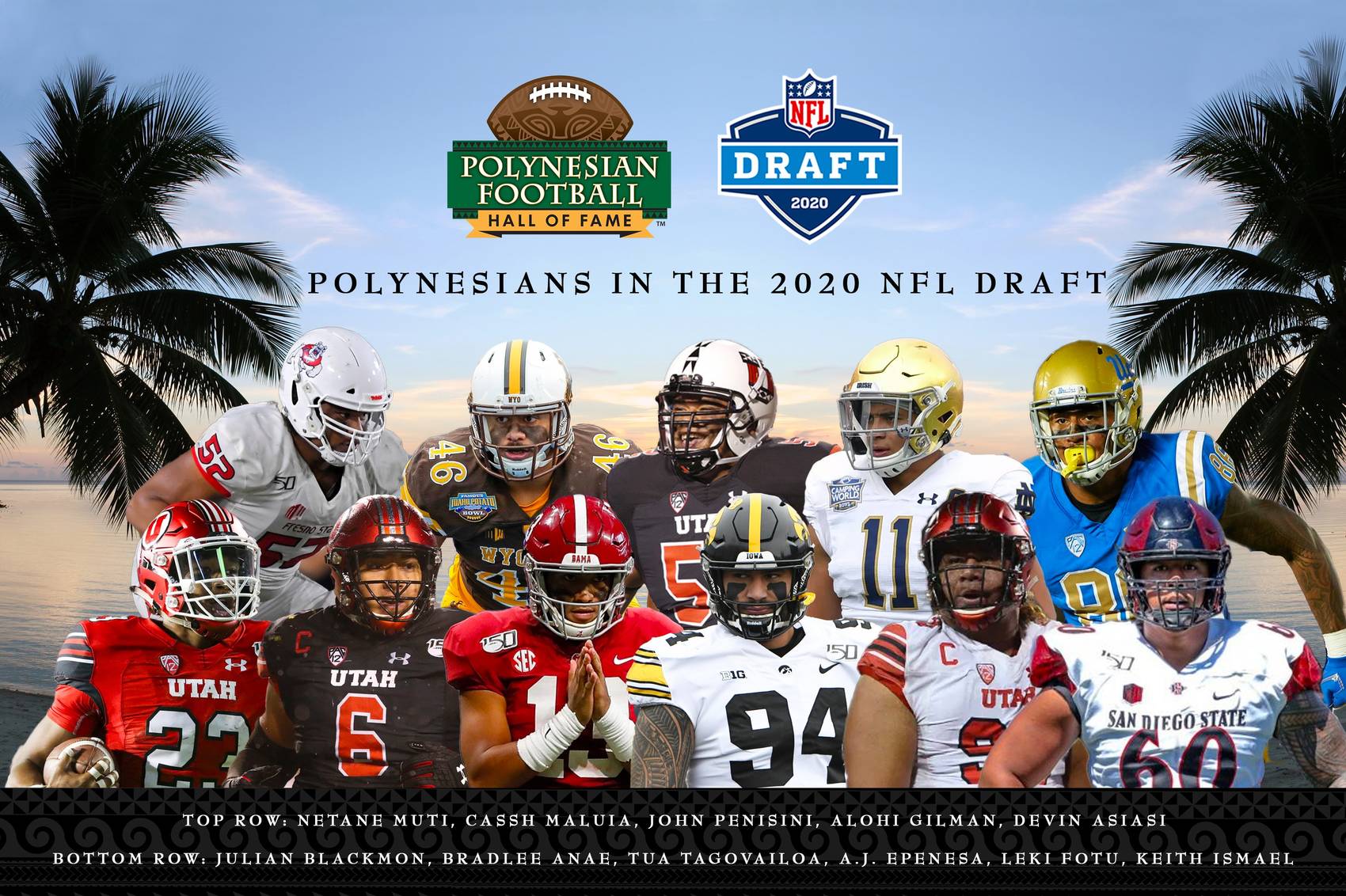 POLYNESIANS IN THE 2020 NFL DRAFT HISTORY MAKERS! —